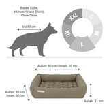ORTHOPÄDISCHES HUNDEBETT GOLDBRAUN