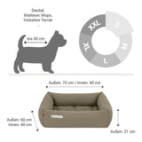 ORTHOPÄDISCHES HUNDEBETT GOLDBRAUN