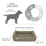 ORTHOPÄDISCHES HUNDEBETT GOLDBRAUN
