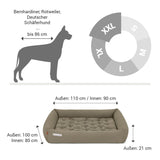 ORTHOPÄDISCHES HUNDEBETT GOLDBRAUN