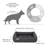 ORTHOPÄDISCHES HUNDEBETT GRAU