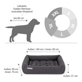 ORTHOPÄDISCHES HUNDEBETT GRAU
