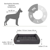 ORTHOPÄDISCHES HUNDEBETT GRAU