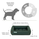 ORTHOPÄDISCHES HUNDEBETT GRÜN