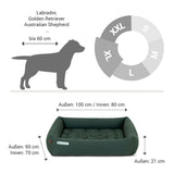 ORTHOPÄDISCHES HUNDEBETT GRÜN