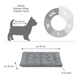 ORTHOPÄDISCHES HUNDEBETT HELLGRAU