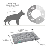 HUNDEKISSEN-COUNTRY HELLGRAU