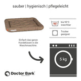 HUNDEKISSEN-LOUNGE GOLDBRAUN