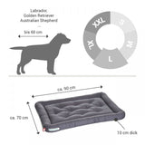 HUNDEKISSEN-LOUNGE GRAU