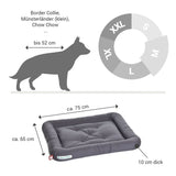 HUNDEKISSEN-LOUNGE GRAU