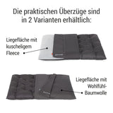 WECHSELBEZUG FÜR COUNTRY KISSEN GRAU