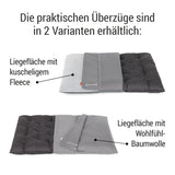 WECHSELBEZUG FÜR COUNTRY KISSEN HELLGRAU