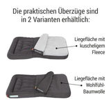 WECHSELBEZUG FÜR LOUNGEKISSEN GRAU