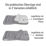 WECHSELBEZUG FÜR LOUNGEKISSEN HELLGRAU