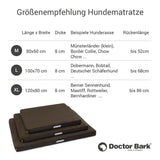 ORTHOPÄDISCHE HUNDEMATRATZE BRAUN
