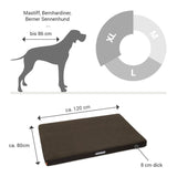 ORTHOPÄDISCHE HUNDEMATRATZE BRAUN