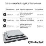 ORTHOPÄDISCHE HUNDEMATRATZE HELLGRAU
