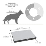 ORTHOPÄDISCHE HUNDEMATRATZE GRAU