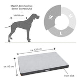 ORTHOPÄDISCHE HUNDEMATRATZE HELLGRAU