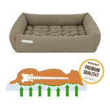 ORTHOPÄDISCHES HUNDEBETT GOLDBRAUN
