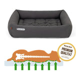 ORTHOPÄDISCHES HUNDEBETT GRAU