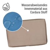 WECHSELBEZUG FÜR ORTHOPÄDISCHE HUNDEMATRATZE BEIGE-GOLDBRAUN